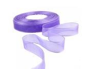 THZY 5 8 inch 50 Yards Ribbon Organza purple 177 perfect for wedding favours sewing projects Scrapbooking gift packaging