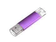 2GB USB Memory Stick OTG Micro USB Flash Drive Mobile PC purple