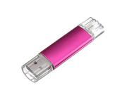 32GB USB Memory Stick OTG Micro USB Flash Drive Mobile PC rose Red