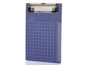 THZY Pad Clip Holder Folder Plastic Clipboard Blue for paper A6