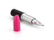 THZY Ballpoint pen blue refill pink lipstick appearance