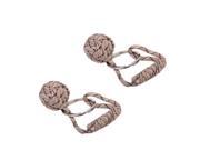 2 Piece Stainless Steel Ball Parachute Cord Pendant Keychain Camouflage