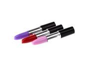 THZY 3 in 1 Lipstick shape ballpoint pen Cute Dame Favorite Office Stationery Set