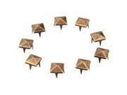 SODIAL 100 PCS 12 x 12 mm Metal DIY Rivets Gothic Bronze Color SODIAL 100 PCS 12 x 12 mm Metal DIY Rivets Gothic Bronze Color