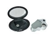 THZY Jeweler s Lighted High Power Eye Loupe magnifier 30 x 60X LED Heart Shaped