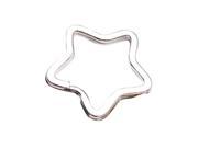 THZY 20pcs Split key ring Star shape