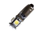 THZY 2x LED parking light T4W BA9S 12V with 5 power SMD Xenon white without FR approvals