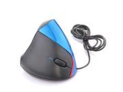 Vertical USB mouse 1000DPI ergonomic mouse blue computer LED PC