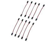 THZY 10x 10CM Male to Male JR Plug Extension Wire for RC R7S7
