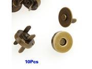 10X Furniture Close Bronze Metal Magnetic Buckle New 14mm