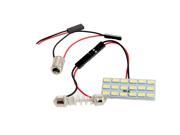 Car 18 5630 SMD LED Panel Interior Light T10 BA9S plafon version 2W White