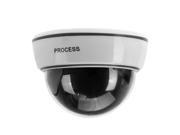 4 x Camara Manikin Security Cameras Dummy Simulated Security Camera with Blinking LED Flashlight LED White Black