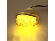 SODIAL 2 X Light flashing light bulb 15 led yellow for Kawasaki moto motorcycle