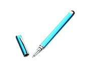 2 in 1 Metal Ink Touch Screen Stylus Pen For iPhone 5S 5C 6 Samsung Galaxy S5 4 Note 4 Blue