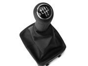 THZY BELLOWS shifter knob for Volkswagen VW POLO Mk4 9N 9N2 years 2002 2009 Black