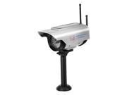 4 x Solar Dummy Wireless Dummy Security Camera Powered IR LED lamp outdoor CCTV IP camera for safety in garden shed loading Silver