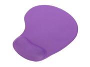 THZY Mousepad with silicone gel wrist rest Mousepad ergonomic for mouse PC Purple