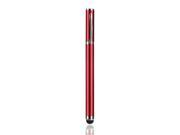 2 in 1 Metal Ink Touch Screen Stylus Pen For iPhone 5S 5C 6 Samsung Galaxy S5 4 Note 4 Red