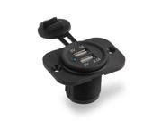 THZY Adapter socket 2 USB Ports Car Cigarette Lighter Charger for 12V Car Auto
