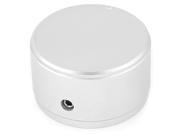 THZY 38x22mm Aluminium Alloy Volume Knob for 6mm Potentiometer Shaft Silver