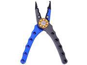 Aluminum aquiline nose Stainless Stee Throat Pliers Fishing Scissors Line cutter Remove Hook Tackle tool blue gray