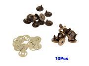 10 × magnetic metal buttons 18 mm bronze magnet button crafts