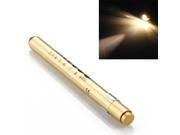 Gold LED Flashlight Penlight pen flashlight