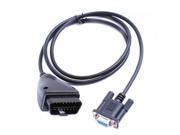 OBD2 Adapter Cable 16 pin to DB9 serial port