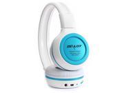 ZEALOT B570 LCD Wireless Bluetooth Headset [FM] [Stereo] [LCD Screen] [TF Card] with [Microphone Support] For iPhone Galaxy Blue