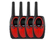 4X radio set 8 canals walkie talkie PMR Portable Radio reach 5 km 2 Way Radio LCD display UHF400 470MHZ