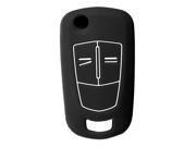 SODIAL 2 3 Button Silicone Remote Key Cover Case For VAUXHALL OPEL CORSA ASTRA Black
