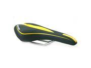 SODIAL LIETU MTB Bike Gel Comfort Saddle Seat Cushion Padded Black and Yellow