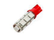 2x T10 W5W 13 SMD LED 5050 HID parking lamp bulb interior lights red