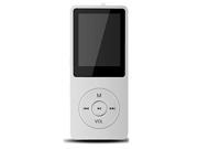 MP3 Player 4GB screen 1.8 radio voice recorder 72 hours Super duration of radiation Includes earphones USB cable white