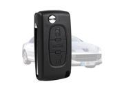 THZY Key remote shell for Peugeot 407 and 407 SW foldable 3 buttons