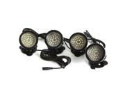 4 x 36 LED White Aquarium Underwater Spotlight Pond illumination lamp waterproof lights floodlight Spotlight for Garden Aquarium Pond Pool