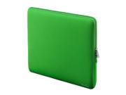 LSS Portable Laptop Bag Huelsen Pocket Soft Cover Smells for MacBook Air Ultra book Portable Notebook 11 inch 11 11.6 Green