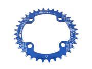 THZY SNAIL Single Tooth Narrow Wide Bike MTB Chainring 104BCD blue 36T