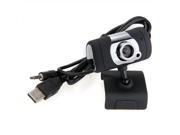 THZY USB 2.0 HD Webcam Camera with Microphone for PC Laptop Swivel Black NEW