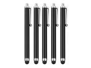 5 Metal Stylus Pen for iPhone 4G 3G 3GS 4S iPad Black