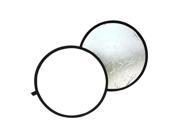Round reflector For photography Diameter 80cm Foldable silver white