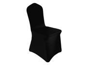 THZY Hot Polyester Folding event elasticity Universal chair covers black