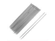 THZY 30 Pcs Silver Tone Metal Sewing Needles 3.5 Long