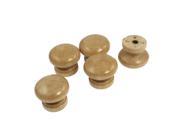 THZY 5pcs Wood Cabinet Closet Drawer Door Pulls Knobs Handles