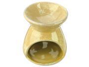 THZY Ceramic Fragrance Oil Burners Lavender Aromatherapy Scent Candle Essential Gift Yellow