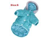 Dog Hoodie Winter Coat Jacket Swollen Chest Circumference Approx 1 inch 28 cm