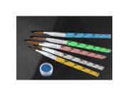 5X 2 way acrylic UV Gel Nail Art Pen Brush drawing cuticle pusher