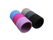 THZY 24pcs lot Fluorescence Colored Hair Holders High Quality Rubber Bands Hair Elastics Accessories Girl Women Tie Gum