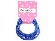 New 50pcs Baby Girl Kids Tiny Hair Accessary Hair Bands Elastic Ties Blue