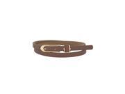 Fashion Lady Women Waistband Pu Leather Belt Coffee